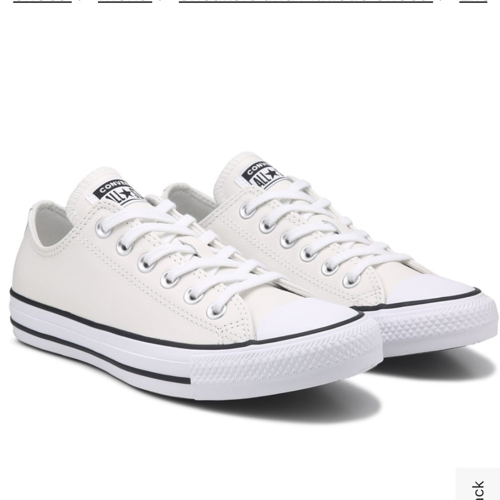 Converse All Star White Canvas Sneakers